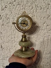 Orologio da tavolo vintage-Blessing con base di marmo