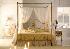 Letto matrimoniale baldacchino - letto,