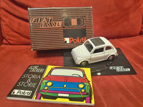 Fiat 500 bianca polistil - fiat,