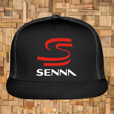 Cappello berretto camionista Ayrton Senna Racing nero taglia adulto