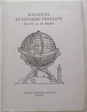 RACCOLTA DI EDIZIONI PREGIATE