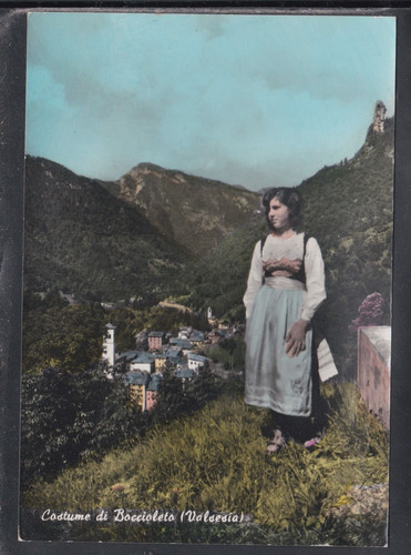 Cartolina costume - cartolina, di