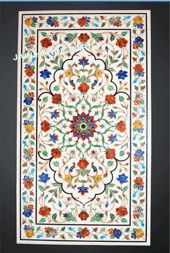 Tavolo marmo bianco - 6'x3',