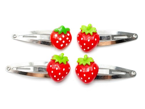 4er set fragole fermagli per - fermagli,