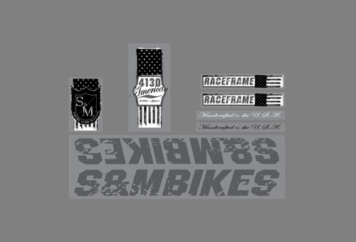 Set decalcomanie bmx telaio - decalcomanie,