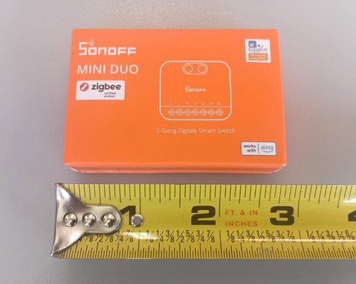 Sonoff mini duo gang zigbee - duo, 2-gang