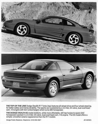 Foto stampa dodge stealth t - foto, r/t