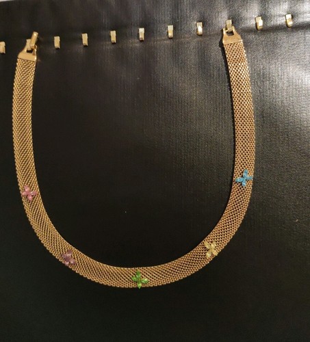 Maglia stile chocker - tono, oro