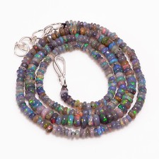 Collana perle lisce rondelle