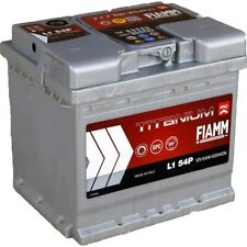 BATTERIA AUTO FIAMM TITANIUM PLUS cod. L1 54P 54Ah 520A Polo Positivo a Destra