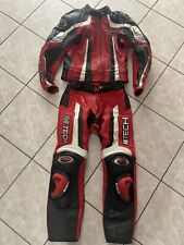 TUTA MOTO IN Pelle Talla 50 Il Giubbotto E Talla48 Il Pantalone