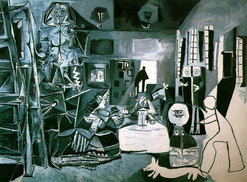 Las meninas astratto dipinto - astratto, a