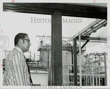 1973 Press Photo John Newton, Saline Water desalination plant manager.