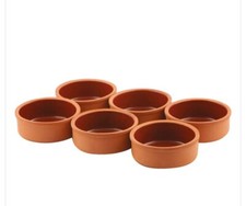 6x Pentola di Argilla da