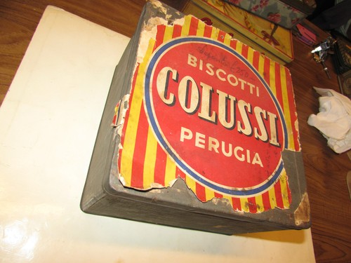 Scatola latta colussi - latta,