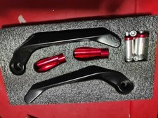 COPPIA PARALEVE PARA LEVE FRENO FRIZIONE PROTEZIO rosse MOTO UNIVERSALI