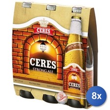 8x Bundle  Ceres Birra Bottiglia Strongale 33X3 Vetro