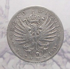 Regno d'Italia - Vittorio Emanuele III - 1 Lira Aquila Sabauda 1907