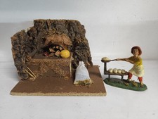Presepe Diorama Forno A Legna