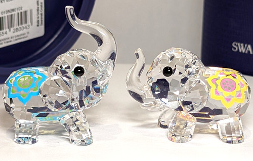 Swarovski lucky elephants - swarovski,