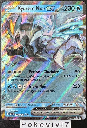 Carte pokemon kyurem noir - kyurem,