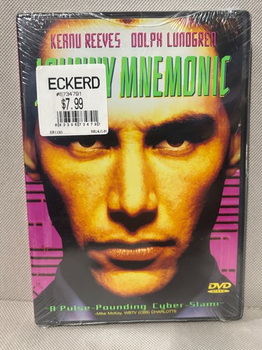 Johnny mnemonic dvd 1995 - mnemonic, keanu