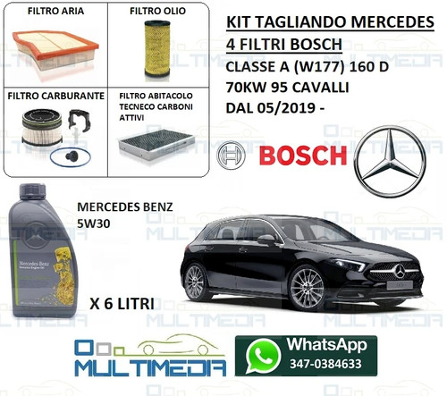 Tagliando filtri bosch olio - filtri,