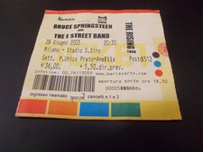 BRUCE SPRINGSTEEN 28.6.2003 Milano Italy - CONCERT TICKET/BIGLIETTO CONCERTO