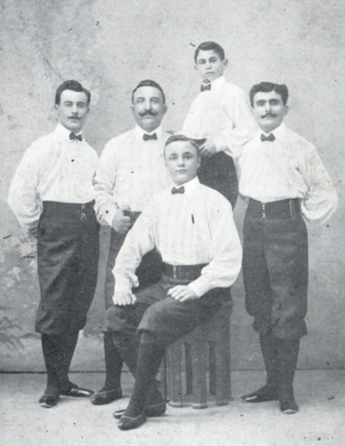 Cartolina troupe acrobata - cartolina,