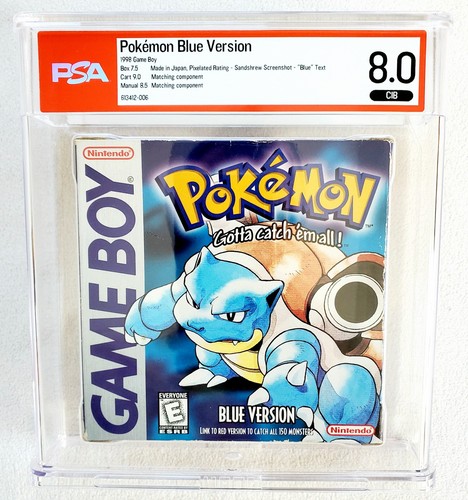 Pokemon blue cib - cib, completo