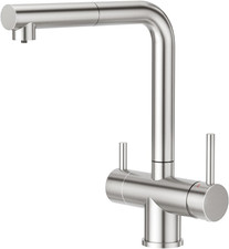 Rubinetto Cucina 3 Vie Inox