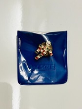 Pin spilletta Italia 90 Ciao Calcio World Cup BERTONI Milano + Bustina