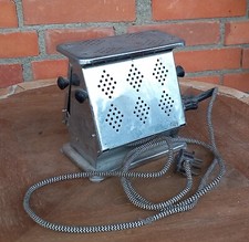 VECCHIO TOSTAPANE VINTAGE ANNI 40 A C ONLY MADE IN S. AFRICA CROMATO COLLEZIONE