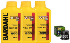 KIT/TAGLIANDO YAMAHA FZ1 1000 BARDHAL XTC C60 10W50 FILTRO OLIO MOTO HIFLO HF204