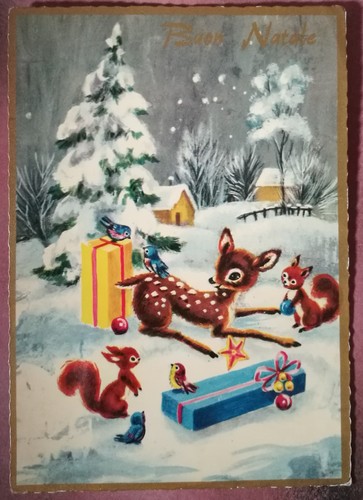 Buon natale cartolina - buon,
