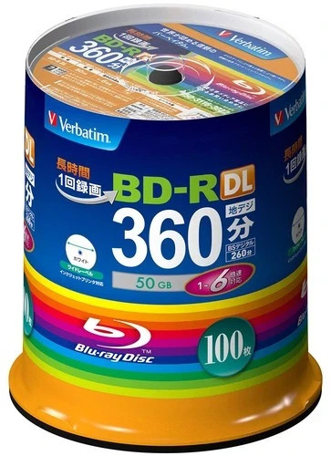 Verbatim dl 50gb - bd-r,