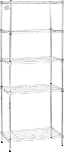Scaffale acciaio ripiani - acciaio, 5