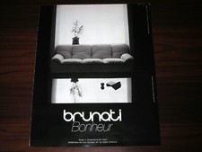DIVANO BRUNATI BONHEUR DESIGN AMMANNATI/VITELLI 1975 pubblicità/advertising