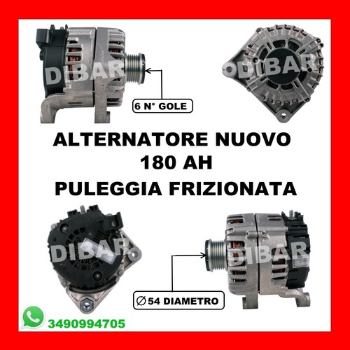 Alternatore nuovo 180ah bmw - nuovo,