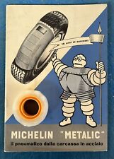 Rarissima e originale Brochure MICHELIN BIBENDUM METALIC anni’50