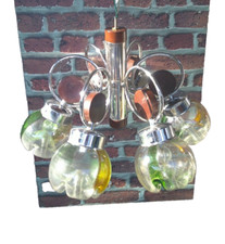 LAMPADARIO MAZZEGA  VETRO DI