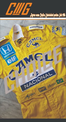 Tuta ayrton senna - senna, 1986
