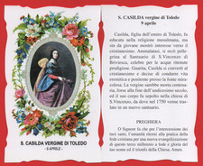 SANTINO S. CASILDA VERGINE DI TOLEDO  SANTO DEL GIORNO 9°APRILE CON PREGHIERA