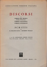 Discorsi di E. De Nicola, E