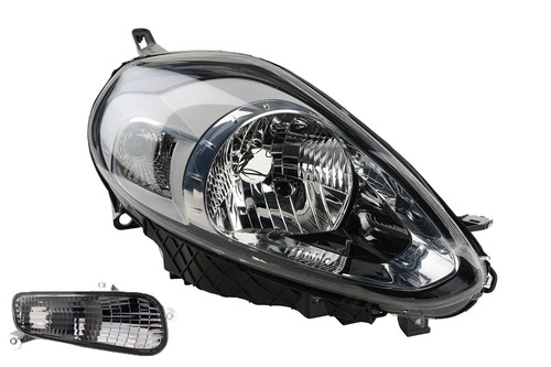 Faro alogeno fronte - fronte, a