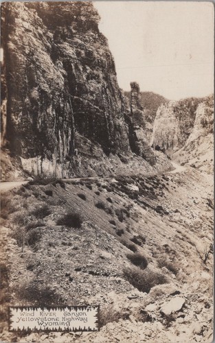 Cartolina wind river canyon - wind,