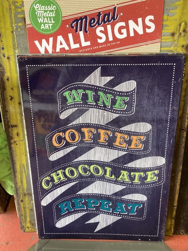 Metal wall sign - xl,