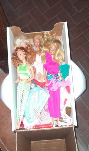 Lotto bambole barbie - barbie, anni