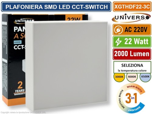 Plafoniera smd led 22w - plafoniera,