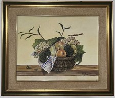 Quadro natura morta olio su